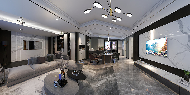 DHSTUDIO设计-幸福小镇复室-装修设计方案