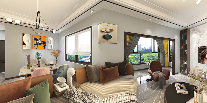 设计师-波波-中航城-装修设计方案