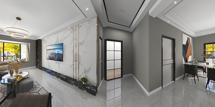 名扬设计师吴孟雅-盛世名城户型图-装修设计方案