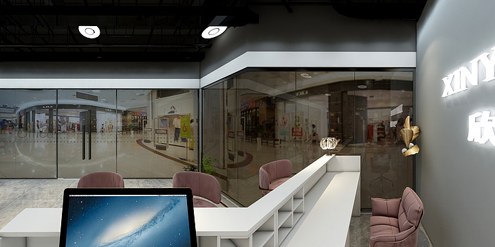 设计效图-中山悦来广场二楼-2-装修设计方案