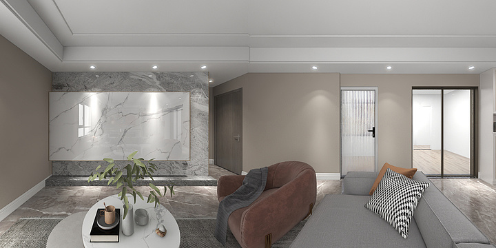 原创设计杨-酒城国际现代轻奢-装修设计方案