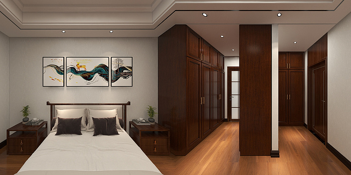 NicLee_-金色港湾刘府F1-装修设计方案