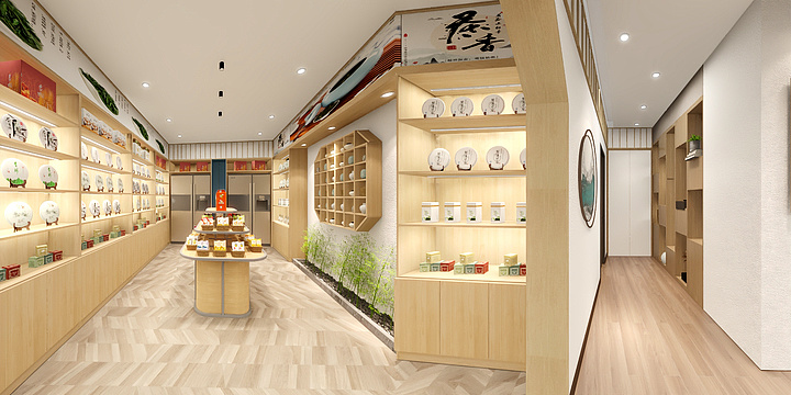 设计师韩工-茶酒馆专卖店-装修设计方案