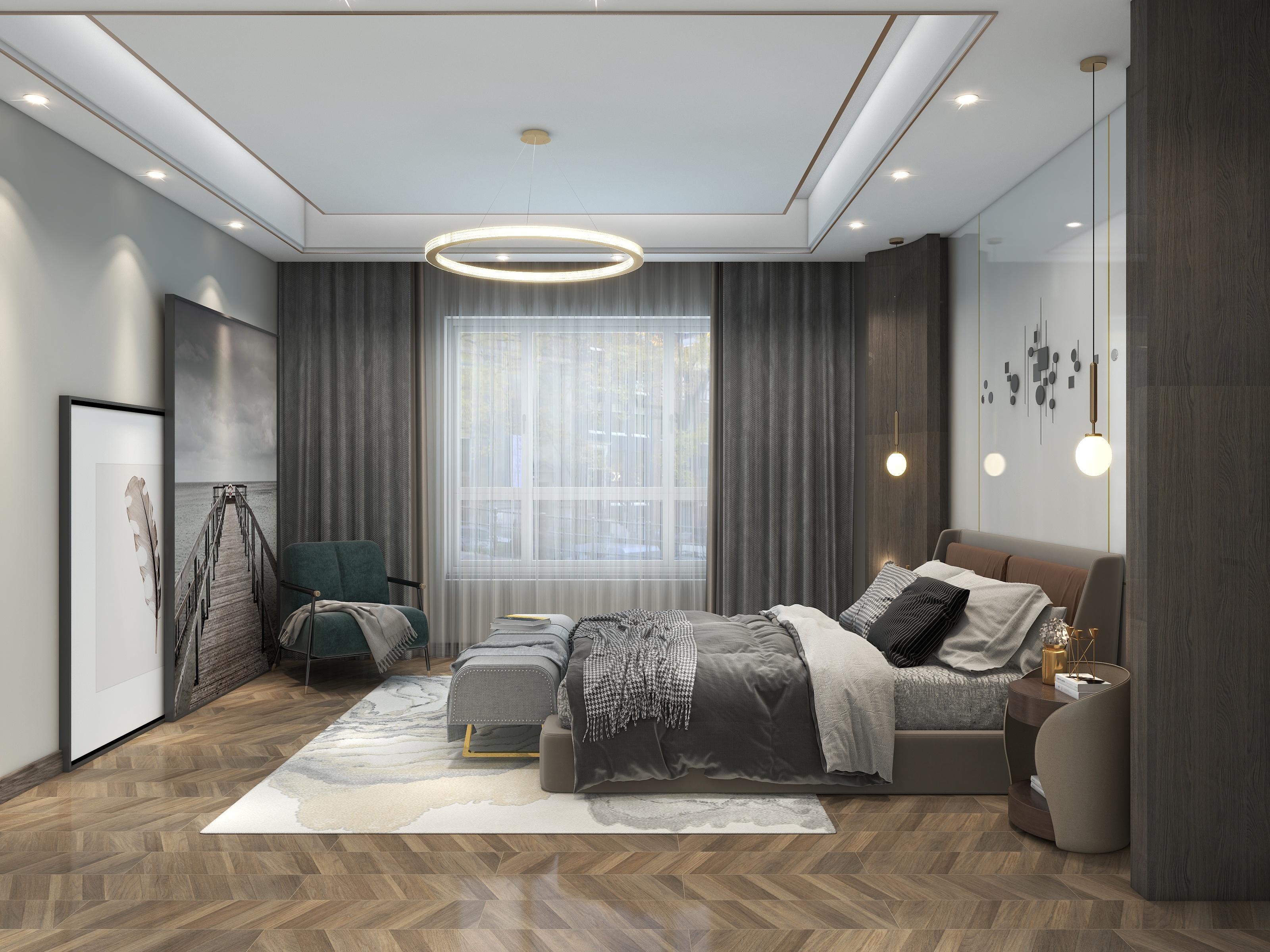 洪沛-别墅改造二楼-装修设计方案