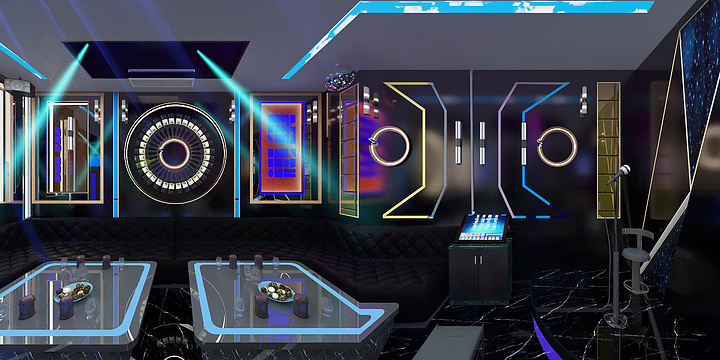 周小雯设计-KTV二楼方案1-装修设计方案