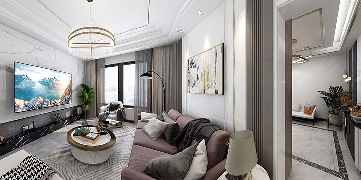 SJliqian-轻奢-装修设计方案