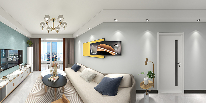 蔡蔡酱-上品120m²轻奢-装修设计方案