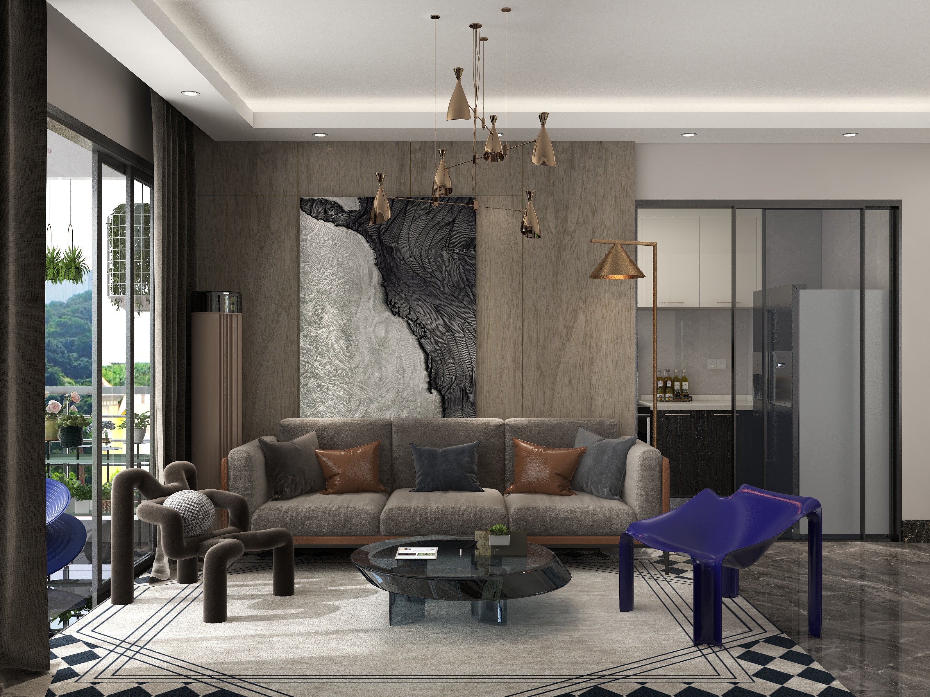 言色设计Lane-态度（现代风格——林超）装修效果图