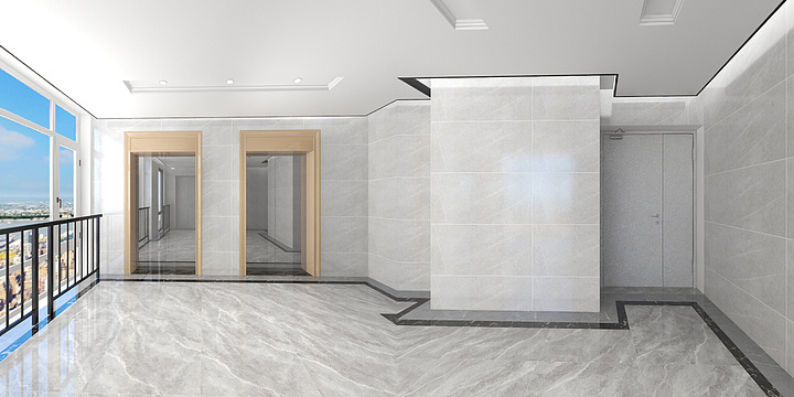 陈设计STf-电梯厅-装修设计方案