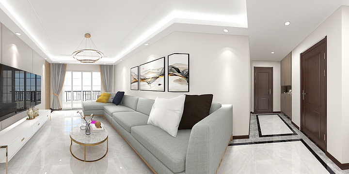 小鹿快跑0-蓝光雍景天府B1-装修设计方案