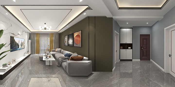 正朔装饰-绣花美景华庭-装修设计方案