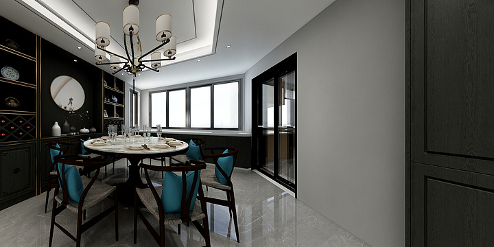 豪匠686868688-兴议家园12#-602-中式-装修设计方案