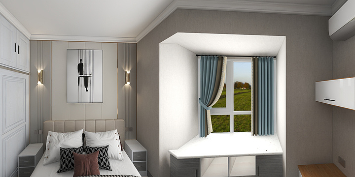 壹众线装饰工程重庆有限公司-爱谱花漾城3号户型图-装修设计方案