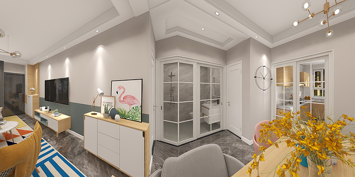 最帅设计总监-迎宾花园-装修设计方案