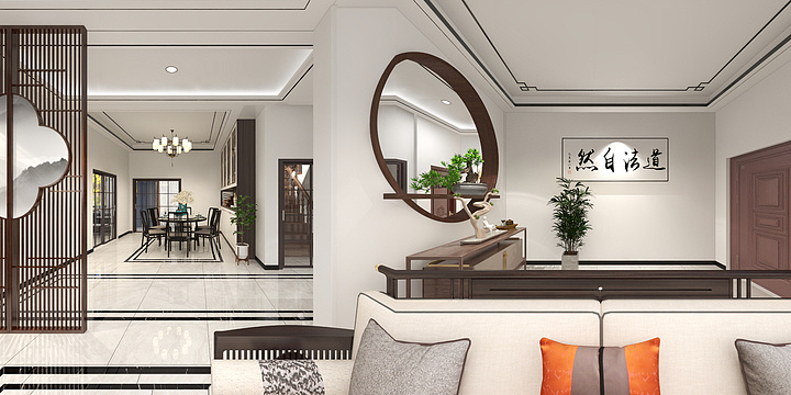 东篱空间设计-香坊沟李波一楼-装修设计方案
