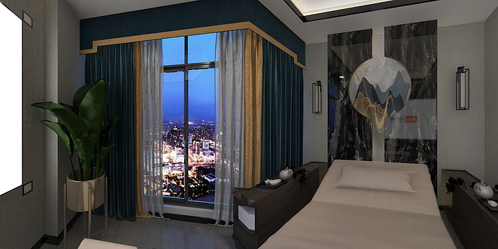 卓鹿设计工作室-单人洗脚按摩房有卫-装修设计方案