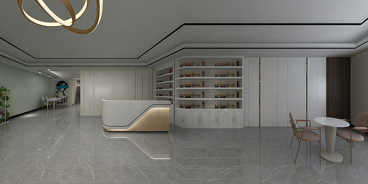 馨家装饰欧派定制-汇龙美容院-装修设计方案