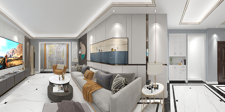 李奇君-两层别墅|现代轻奢|御景新城7号楼2单元101室-装修设计方案