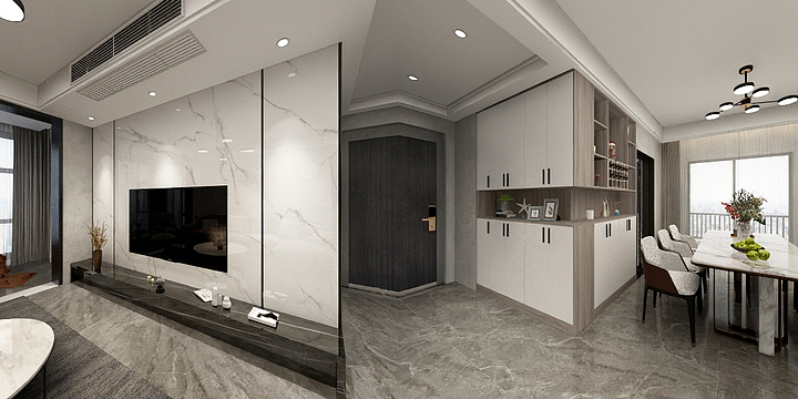 广东顺德EHSM-金地海逸悦江14-1501-装修设计方案