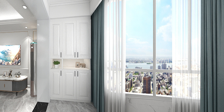 汉寿奥田集成灶旗舰店-二房二厅户型图-装修设计方案