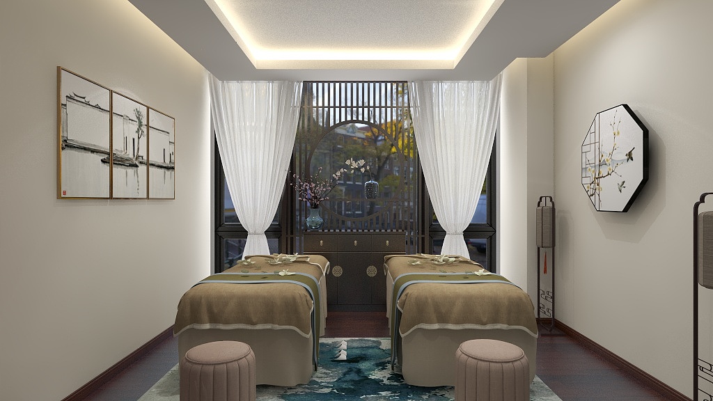 渊泊空间-养生会馆-装修设计方案