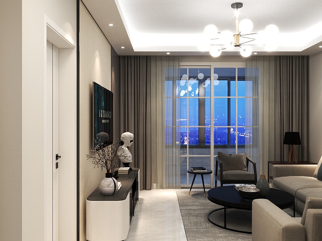 全景720度效果-现代客餐厅-副本-装修设计方案