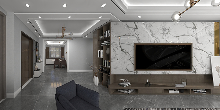 L小新InIe-鲍德现代逸城-装修设计方案