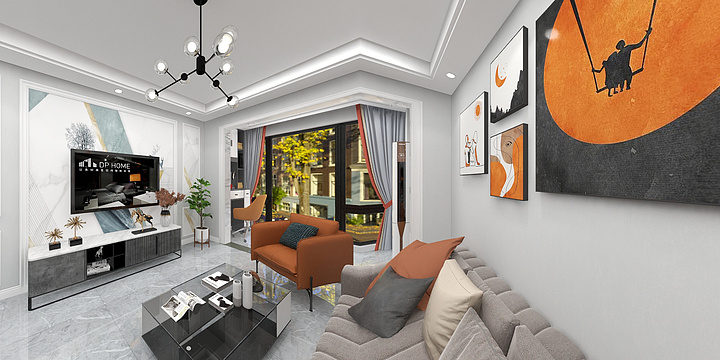 室内设计蔡先森-巴黎名都-装修设计方案