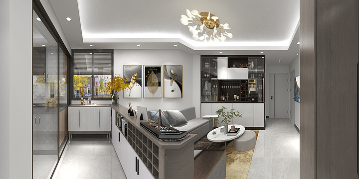 刘松君-工农四村家装设计-装修设计方案