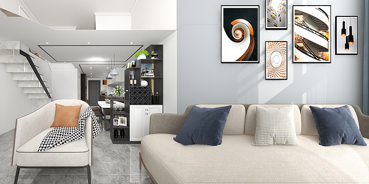 漫步巴黎RWoc-西南驿3-1008-装修设计方案