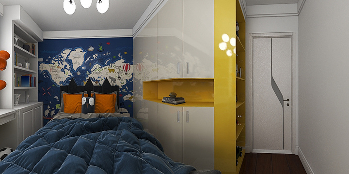 九酒天-长江一号113平-装修设计方案