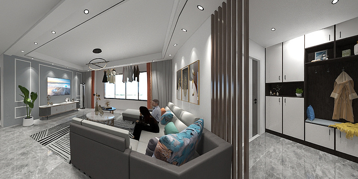 马有财做设计-旺学府马女士-装修设计方案