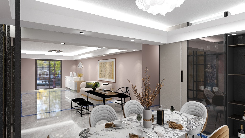 彭世新-新先装修办公室-装修设计方案