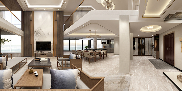 首禾装饰设计-东紫园一层-装修设计方案