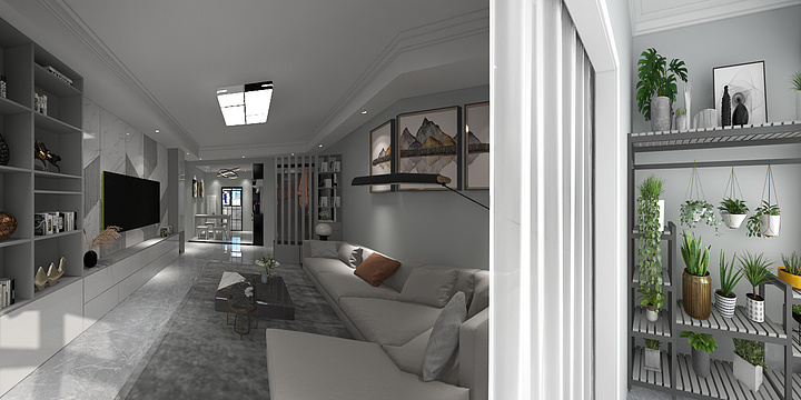 Haracy-港馨家园9-02户型-装修设计方案