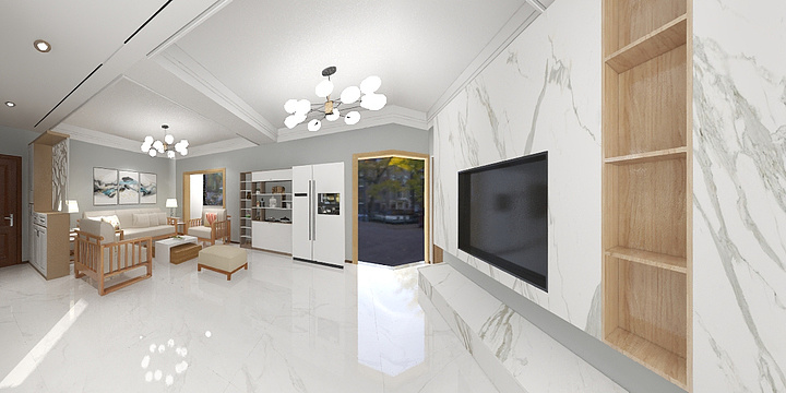 名爵建筑-建设银行院-装修设计方案