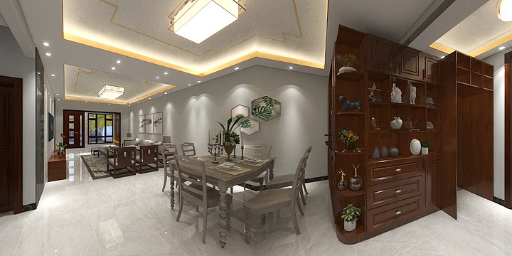 乐阳设计-华锦苑-装修设计方案