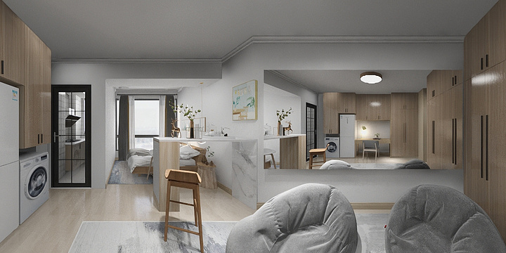 王美江-小温馨-装修设计方案