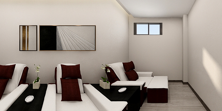 MM茂茂-足疗店-装修设计方案