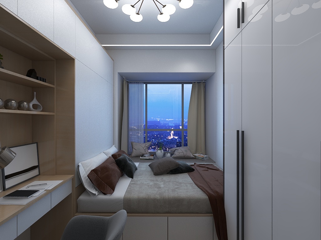 姓曹名梁-瑞和园89.50㎡B户型3室2厅1卫-装修设计方案