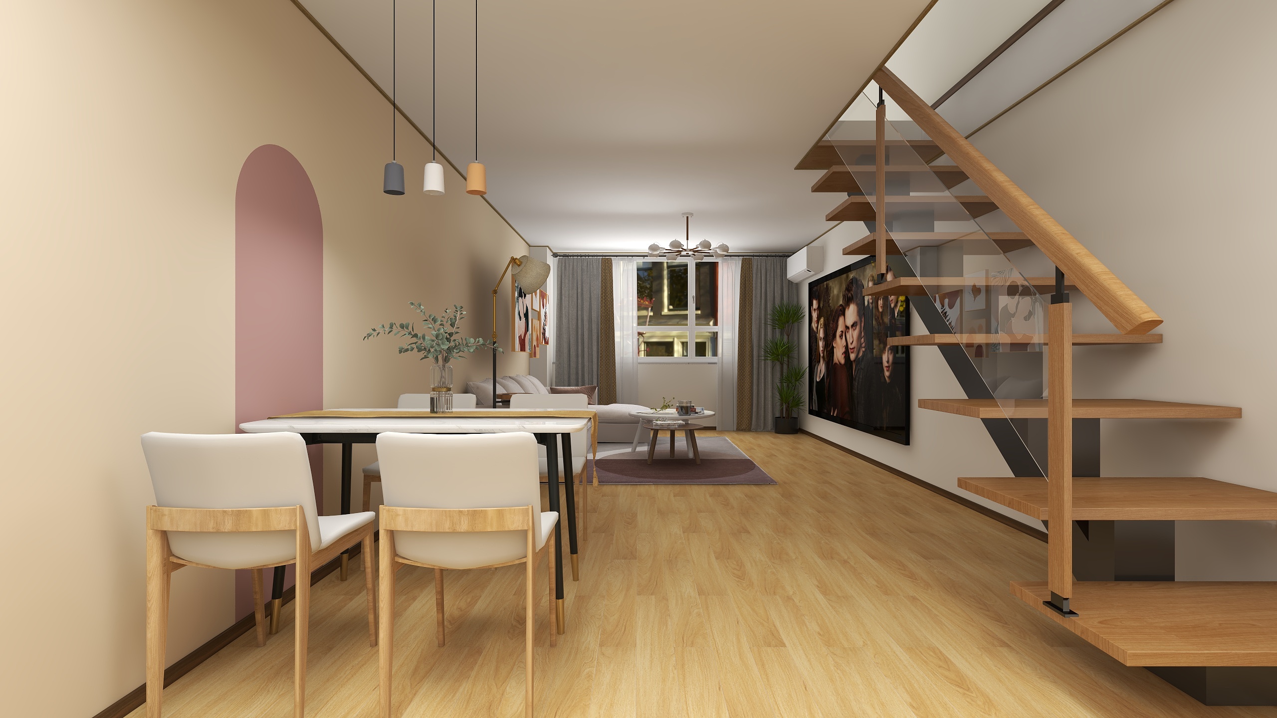 QX浅喜-华锦商务楼2501公寓-装修设计方案