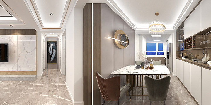 东泽装饰OLxZ-豪泰华府现代轻奢-装修设计方案