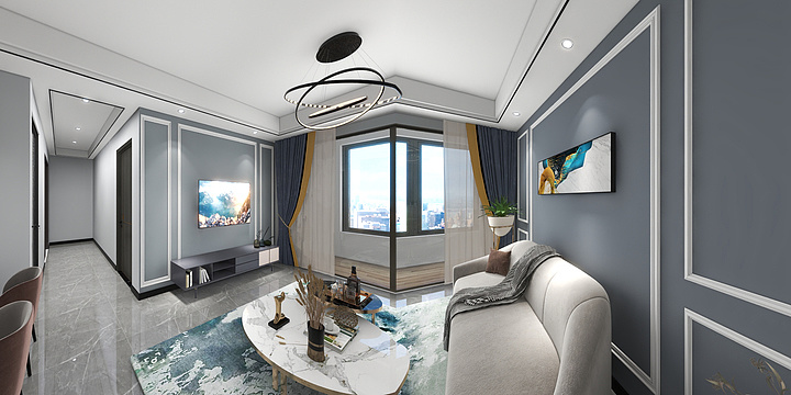 朱文浩13606557970-新城3-1803-装修设计方案