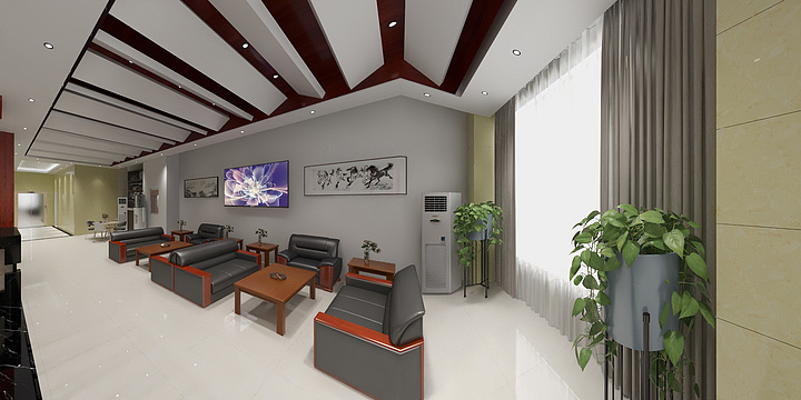 杨斌-北流酒店大堂（方案一）-装修设计方案