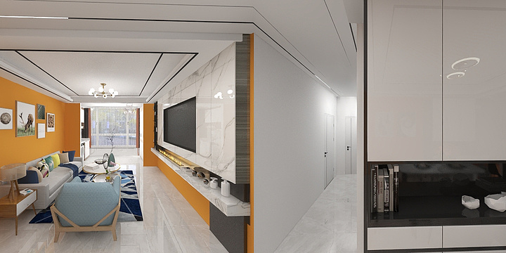 诗派家居范-蓝天新城-装修设计方案