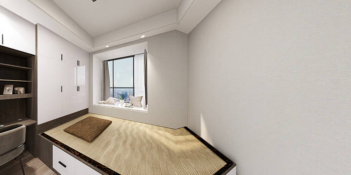 DTS设计-御河湾铂金苑户型90-2308-装修设计方案