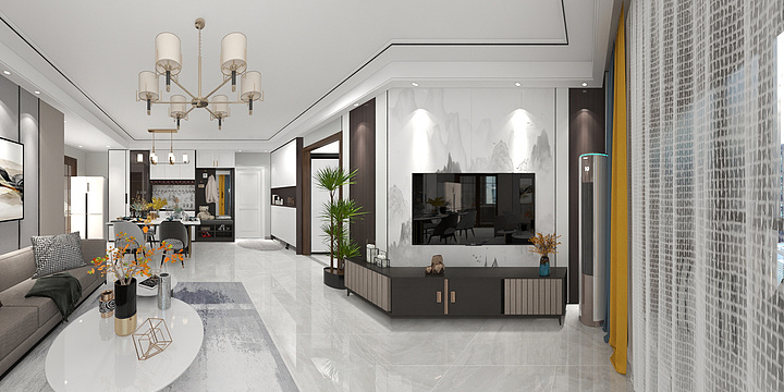 聊城中木装饰有限公司-金柱绿城24号2132-装修设计方案