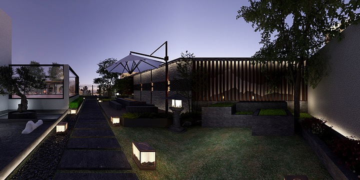 意禾全案biNG-香堤国际新中式复式-装修设计方案