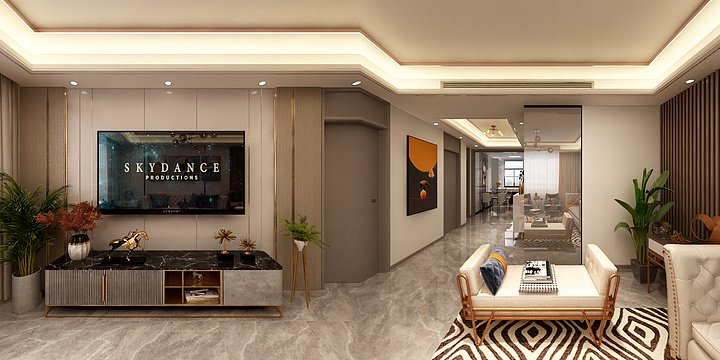 李晨阳-怡康文化城40-1-602-轻奢第二版-装修设计方案