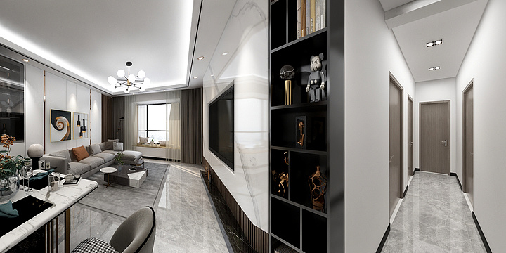 建筑装饰吴设计-天河林夕-装修设计方案